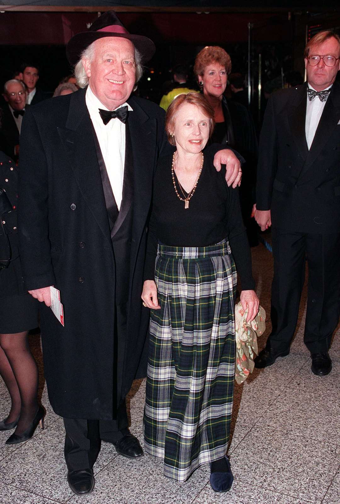 Actor Joss Ackland with his wife Rosemary (Neil Munns/PA)