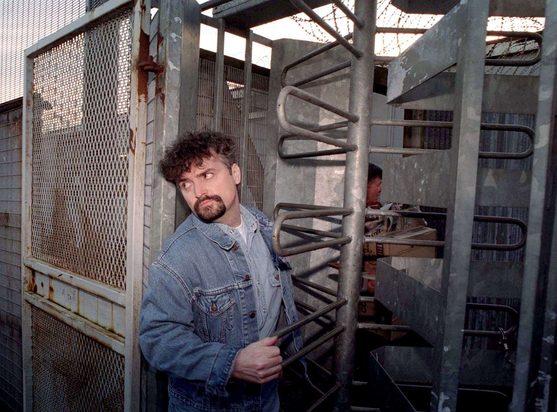 Michael Stone leaving the Maze Prison, near Belfast, on Christmas release in 1999 (Archive/PA)