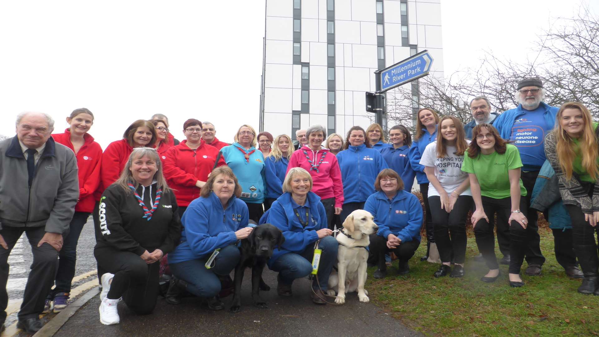 Last year's abseil was a success