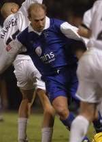 John Hills in action for Gillingham last season