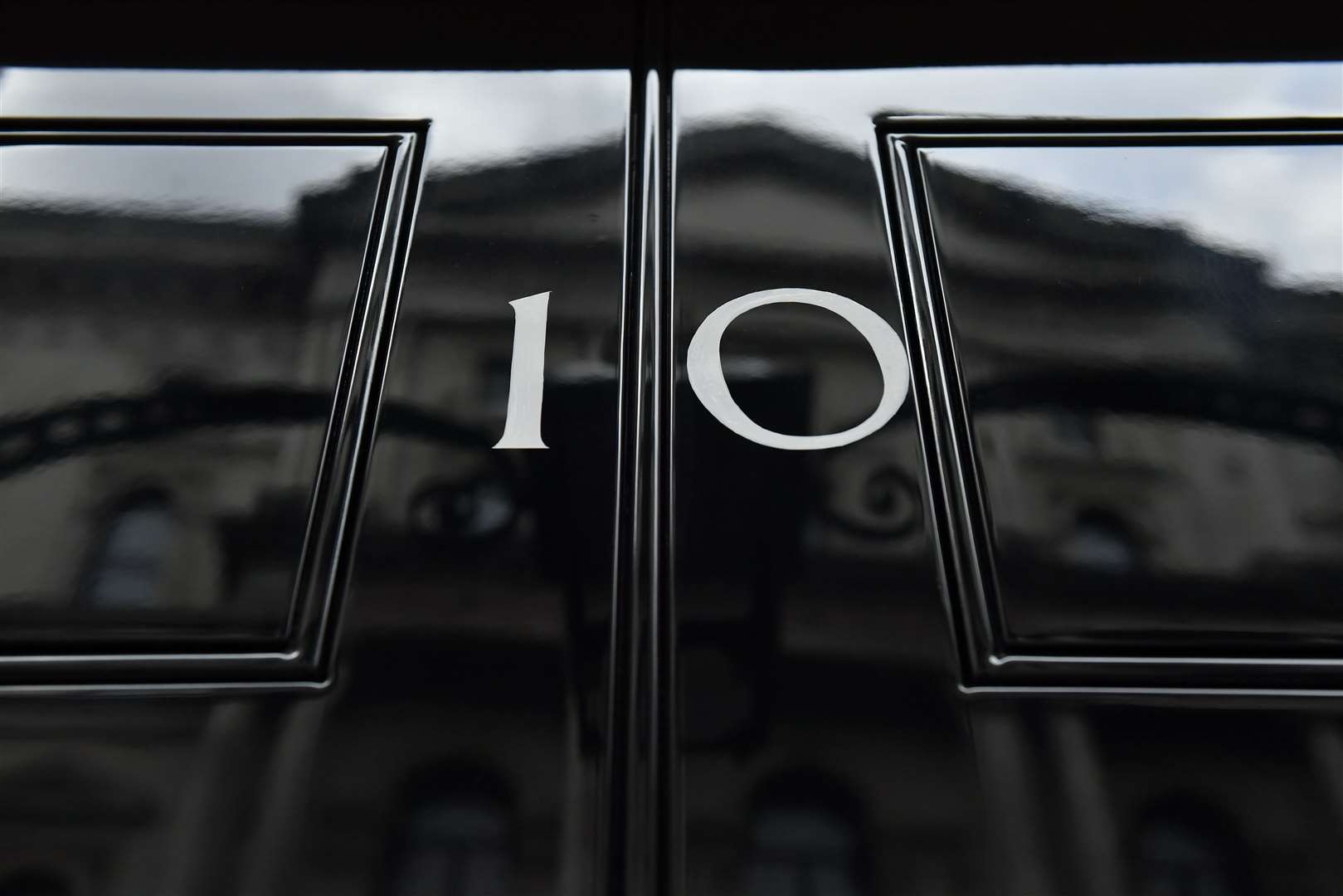 The front door of number 10 Downing Street in London where four Tory PMs served after David Cameron (PA)