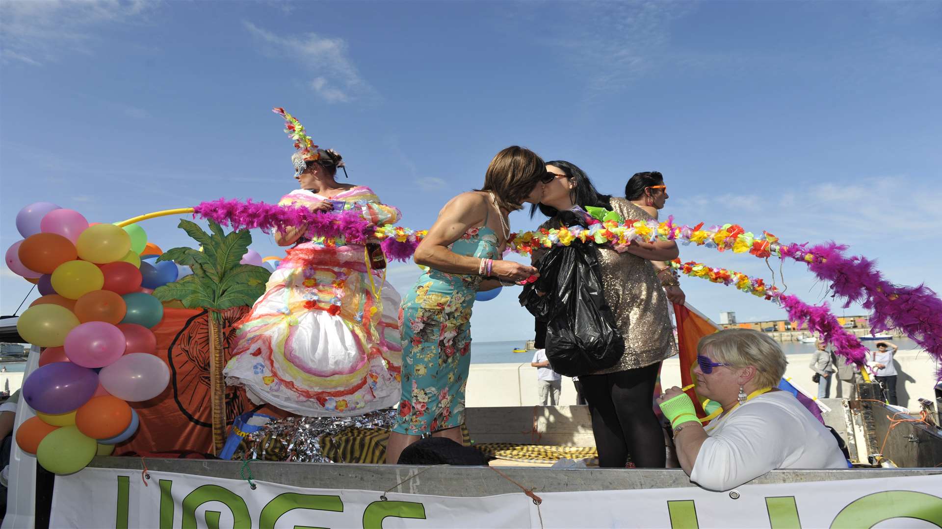 Kent Pride Parade on Margate seafront