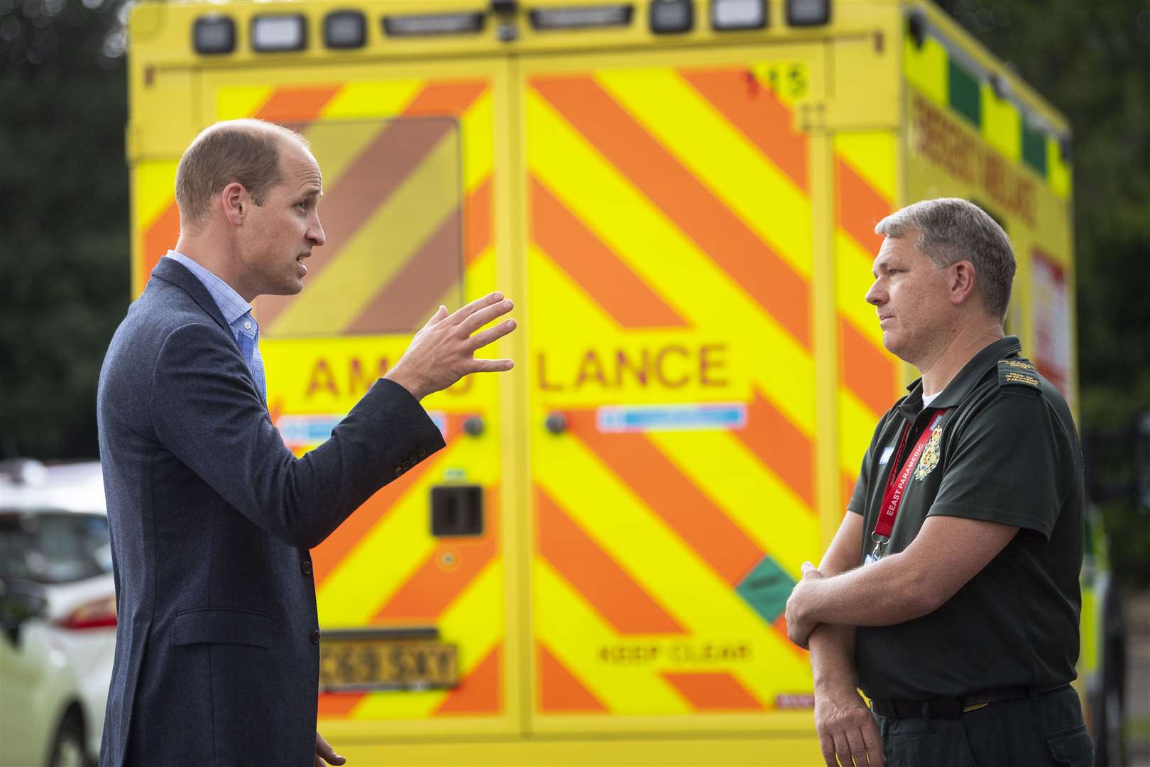 William also spoke about the mental health of frontline workers (Victoria Jones/PA)