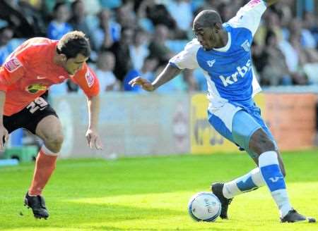 Dennis Oli made his return from a knee injury against Hartlepool on Saturday