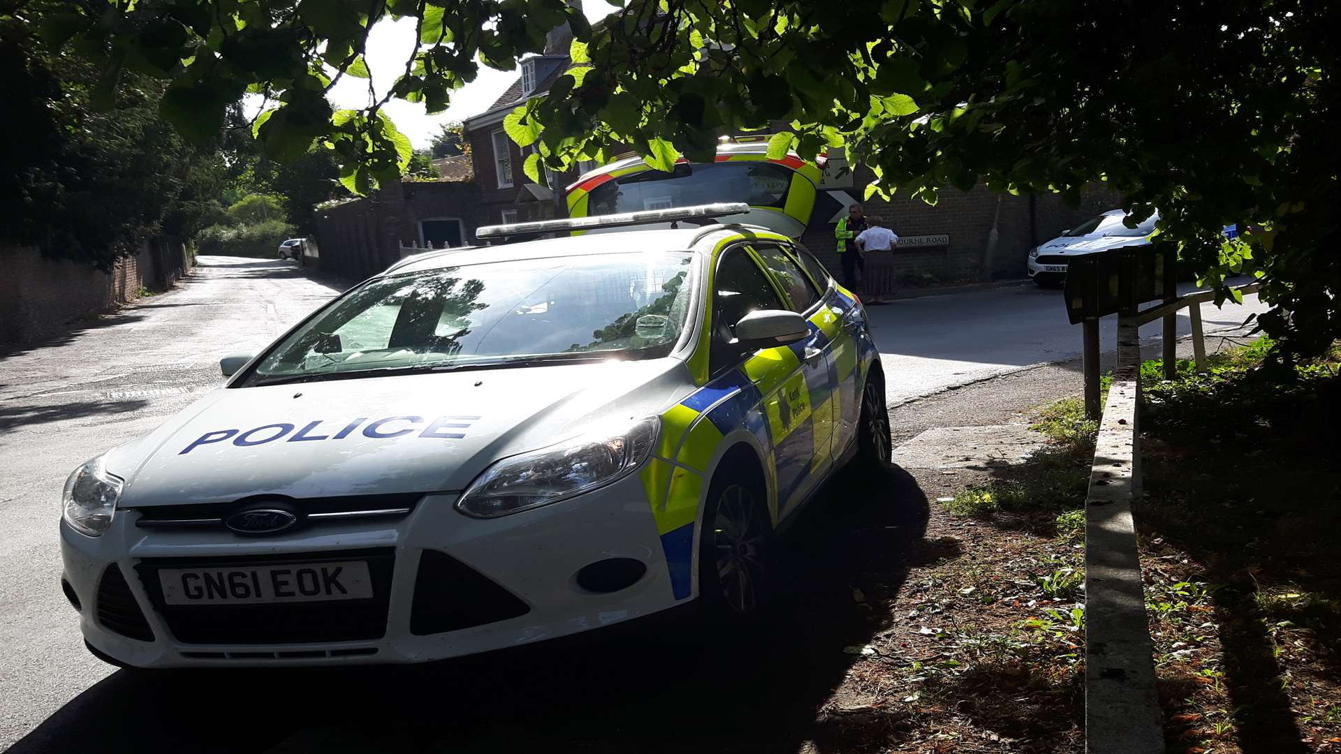 Police closed the road