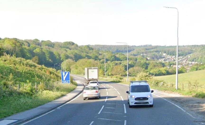 A girl died after being hit by a car on Whitfield Hill. Picture: Google Street View