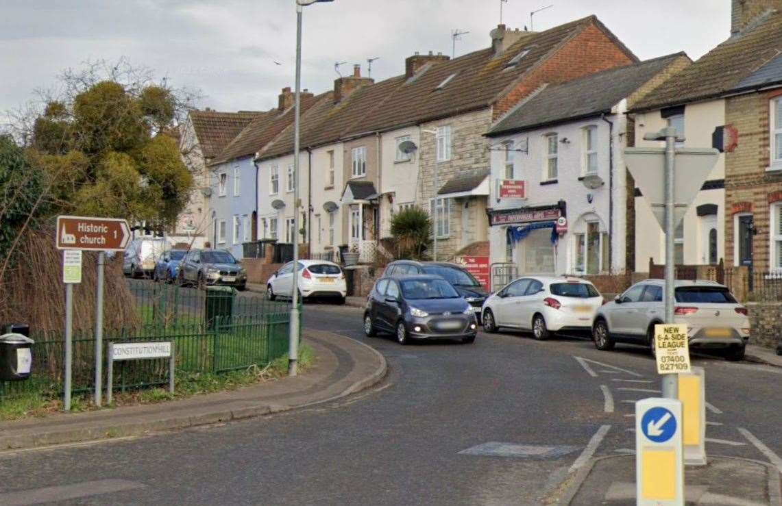 One of the incidents is alleged to have taken place in Constitution Hill, Snodland. Photo: Google
