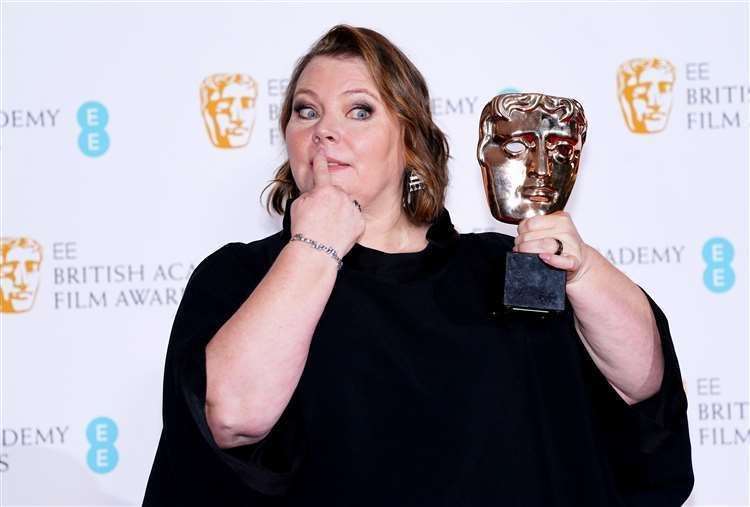 Joanna Scanlan won best actress for After Love. Picture: Ian West/PA