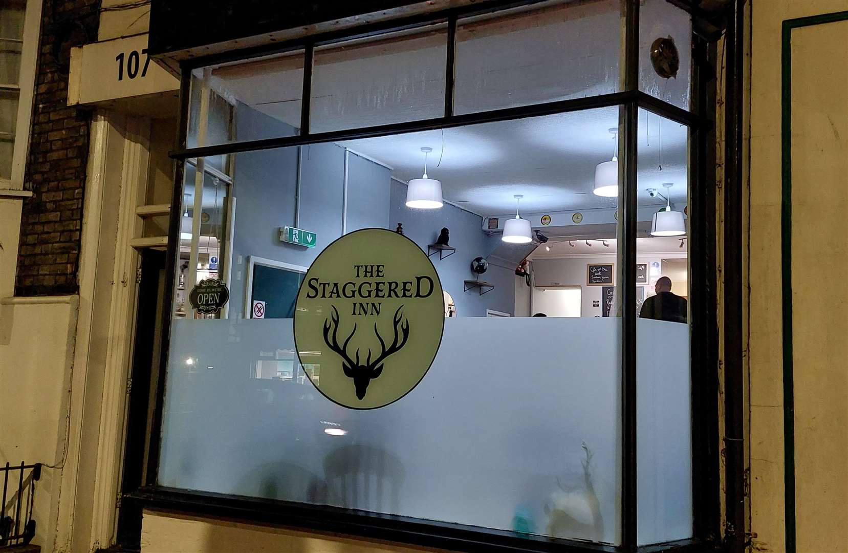 The attack happened at the Staggered Inn micropub in Dover High Street