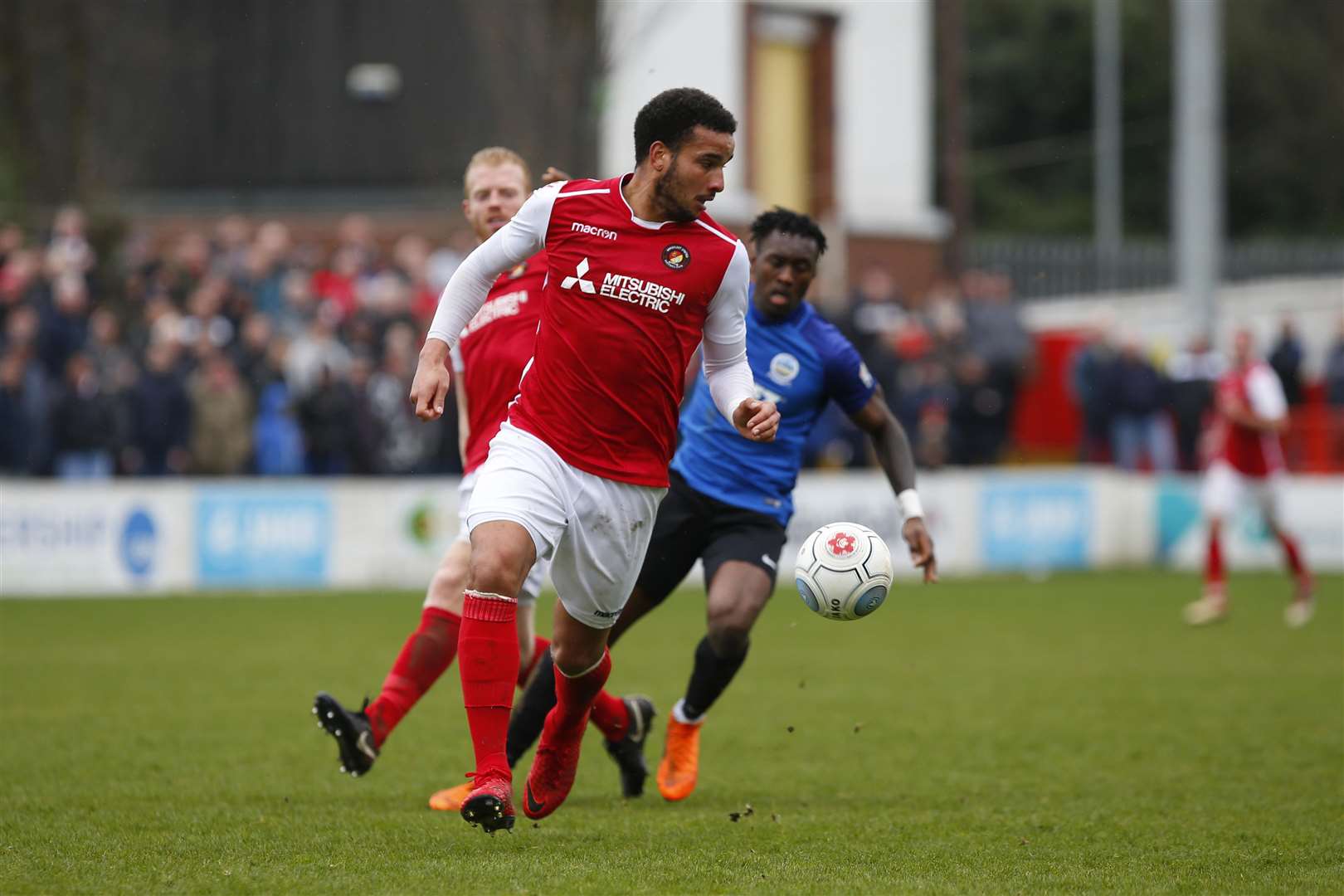 Chris Bush has now scored three goals for Ebbsfleet Picture: Andy Jones