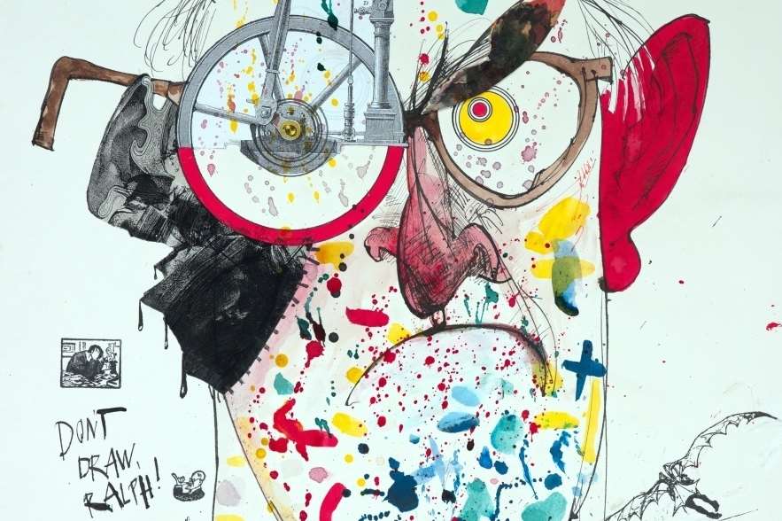 Ralph Steadman's self-portrait