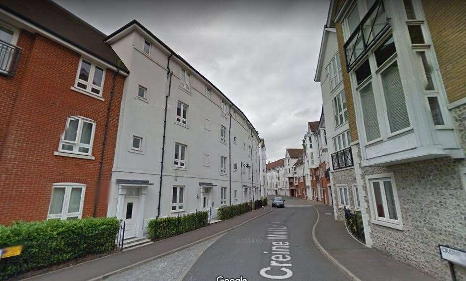 The incident has happened at the Old Tannery flats in Canterbury. Pic: Google Street View (15984779)