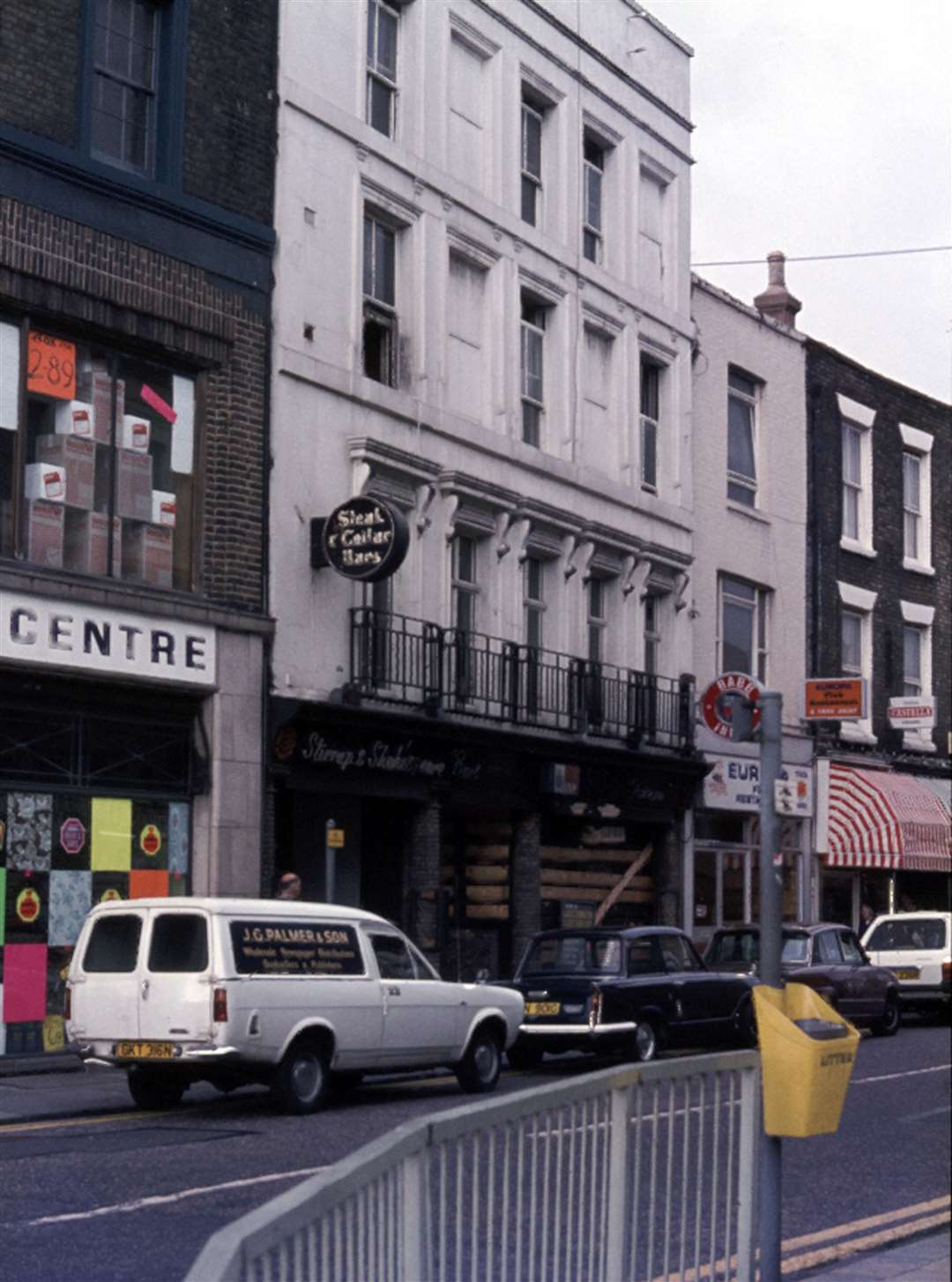 The Crypt restaurant in the 1970s which has since been demolished