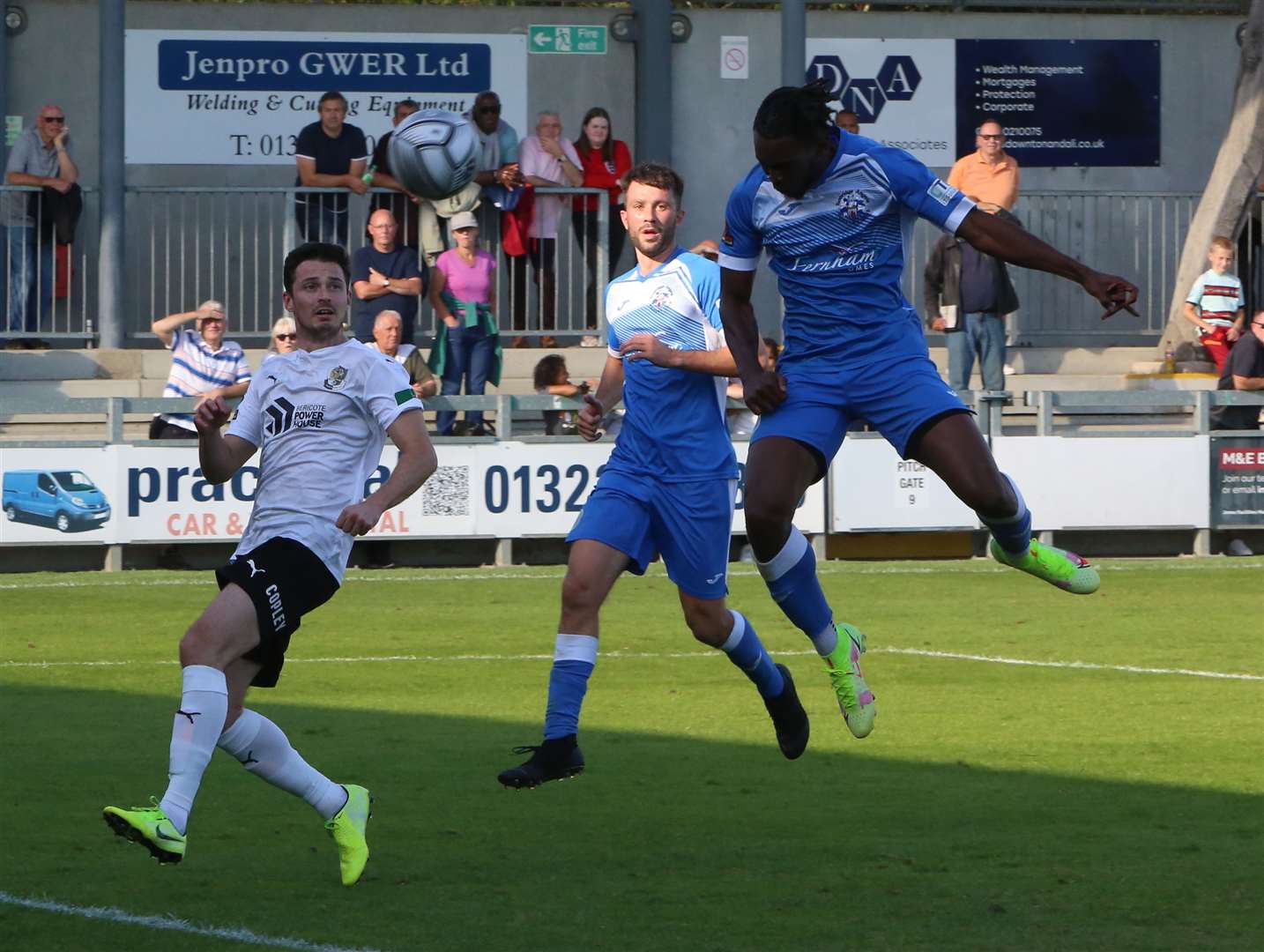 Tonbridge striker Ibrahim Olutade Picture: Dave Couldridge