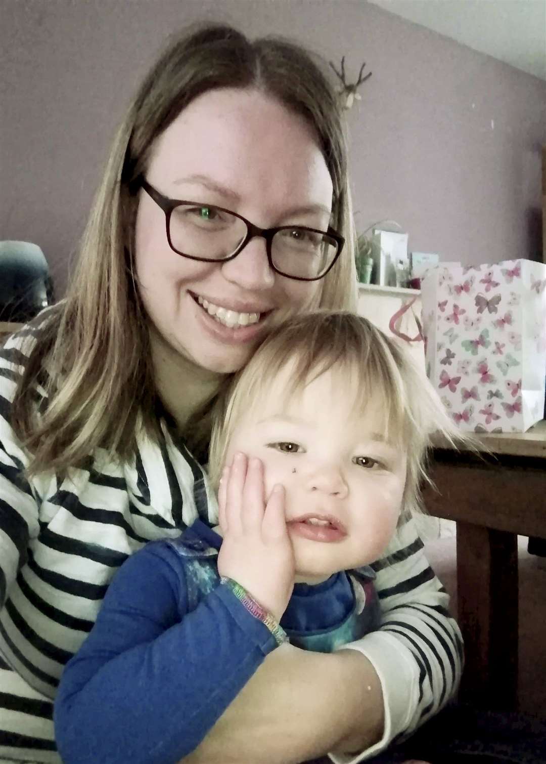 Kit Slessor-Pavely and his mum Katherine from Tunbridge Wells. Picture: SWNS