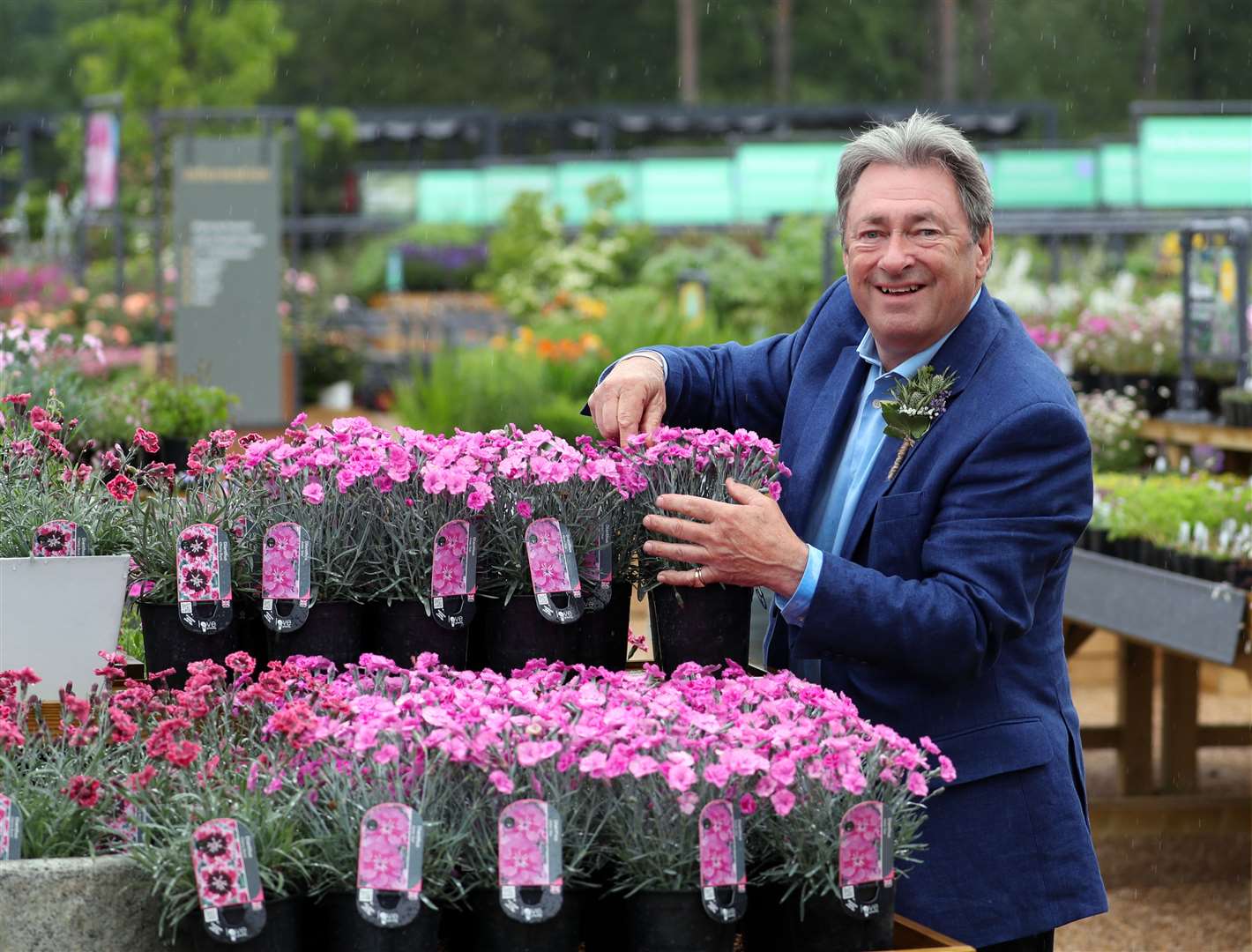 TV gardener Alan Titchmarsh said it is up to everyone to make the supply chain work safely because ‘gardens enhance our lives’ (Steve Parsons/PA)