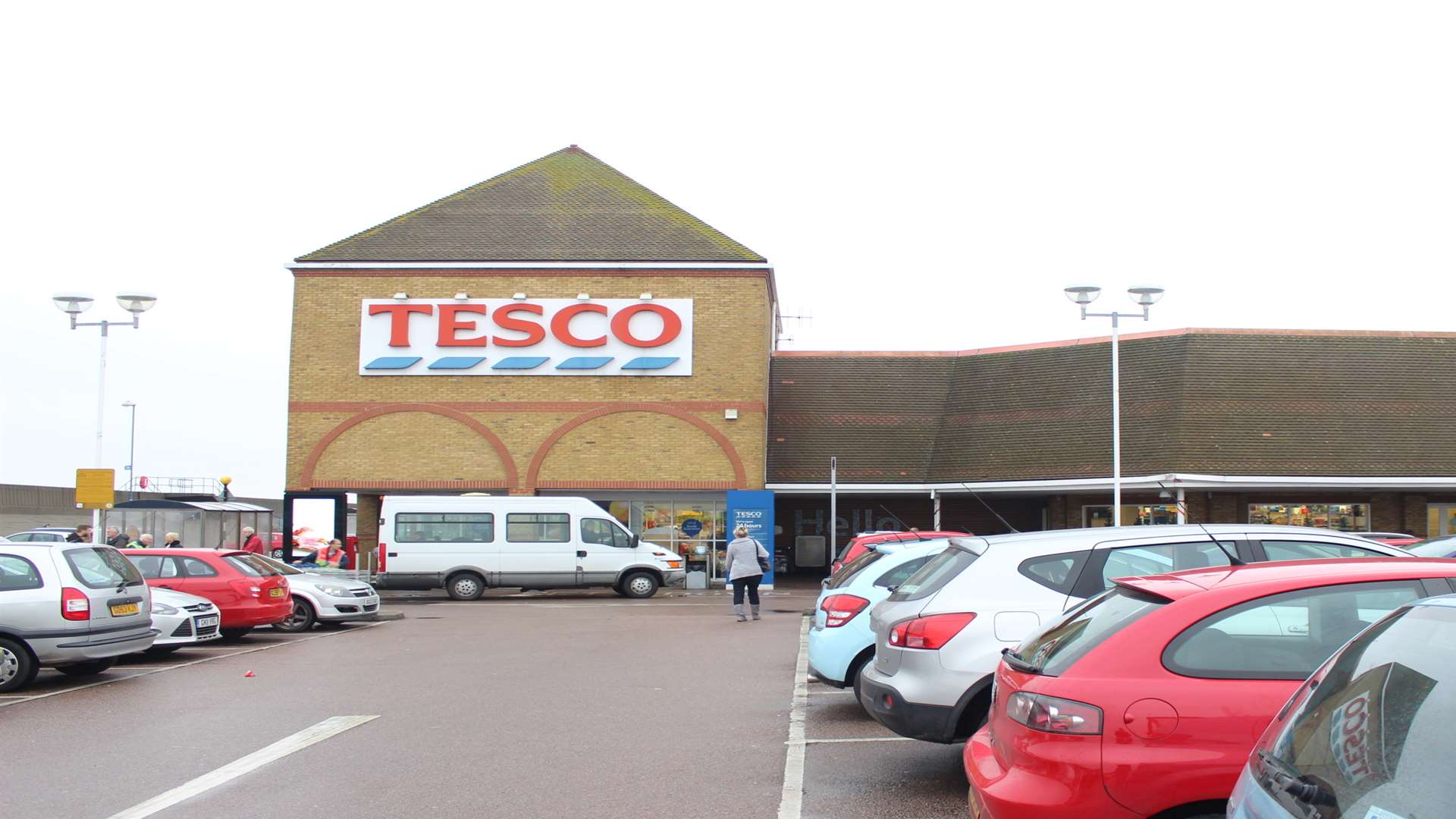 The incident happened outside Tesco in Sheerness