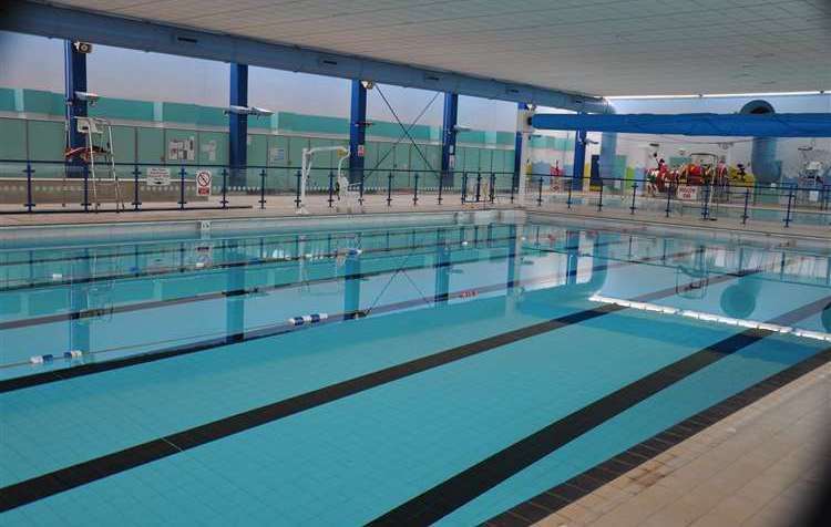 The pool at Sheppey Leisure Complex