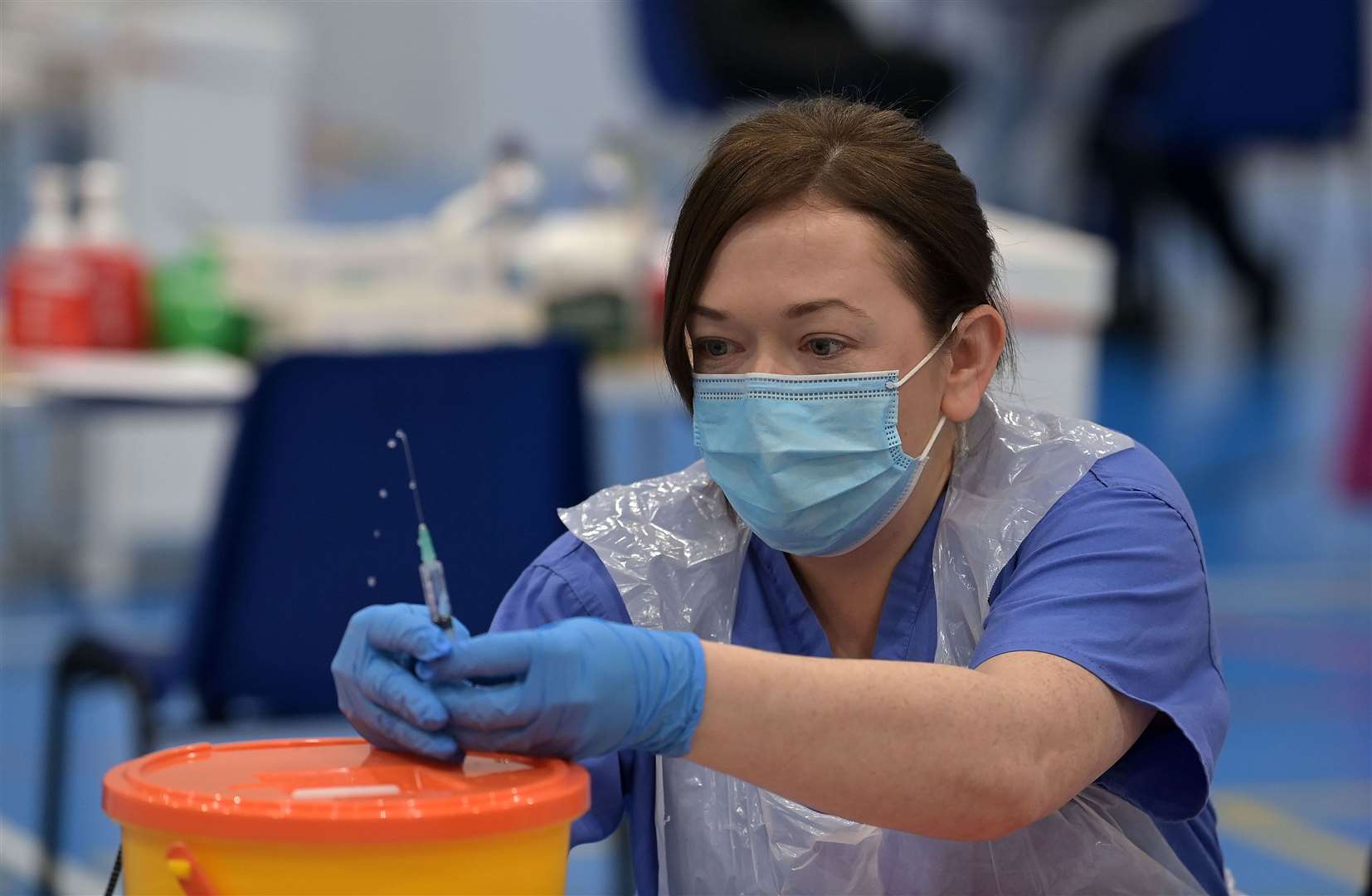 Ministers paid tribute to the rollout of the vaccination programme (Charles McQuillan/PA)