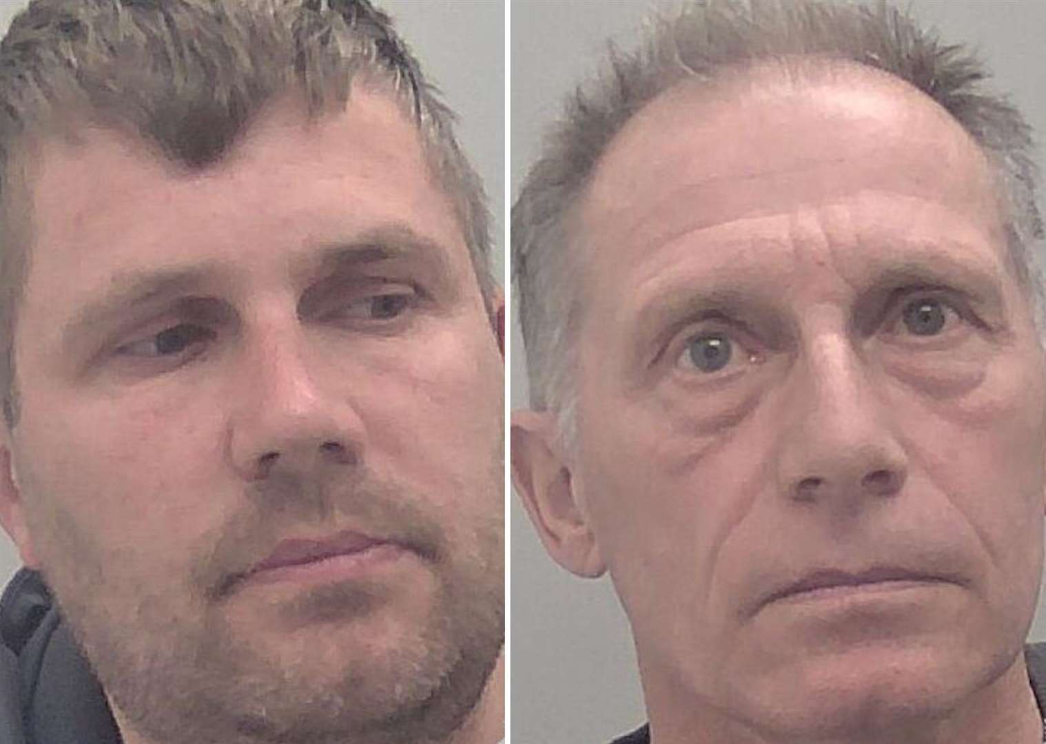 James Steel, left, and Ashley Steel, from Maidstone, were part of an organised crime group supplying vast amounts of cocaine. Picture: Kent Police