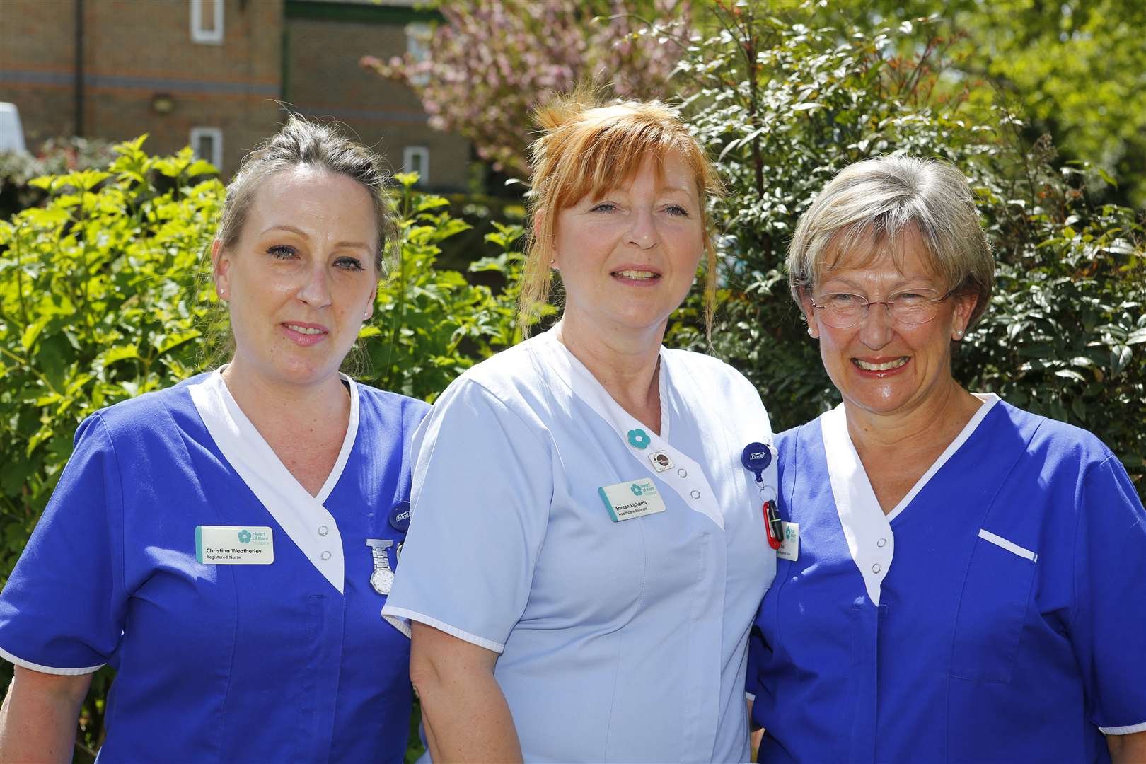 Christina Weatherley, Sharon Richards and Carol Buss