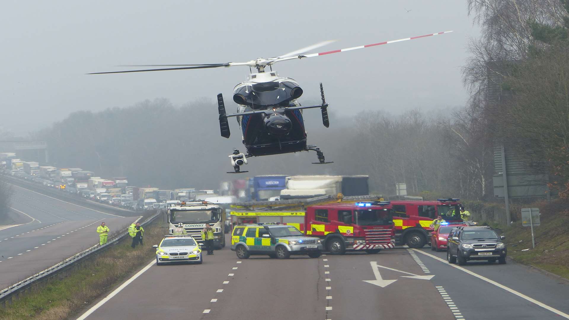 Ashford: Multi-vehicle Crash On M20 At Junction 10