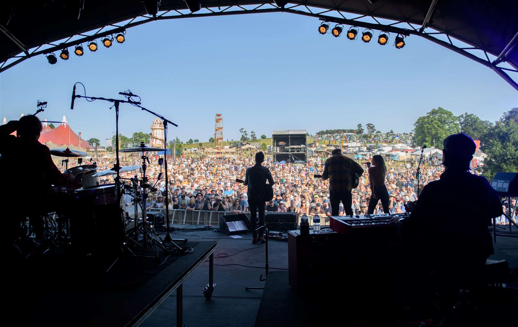 Far From Saints perform at the Black Deer Festival. Picture: Lindsay Melbourne