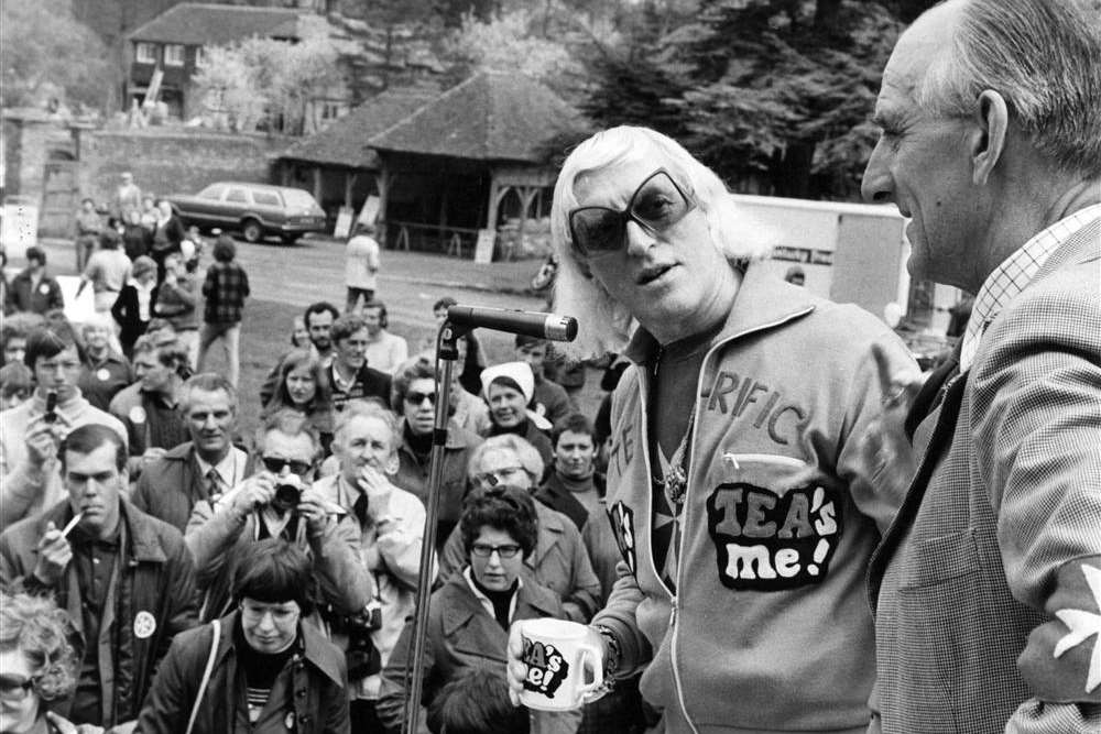 Jimmy Savile in Kent in 1978