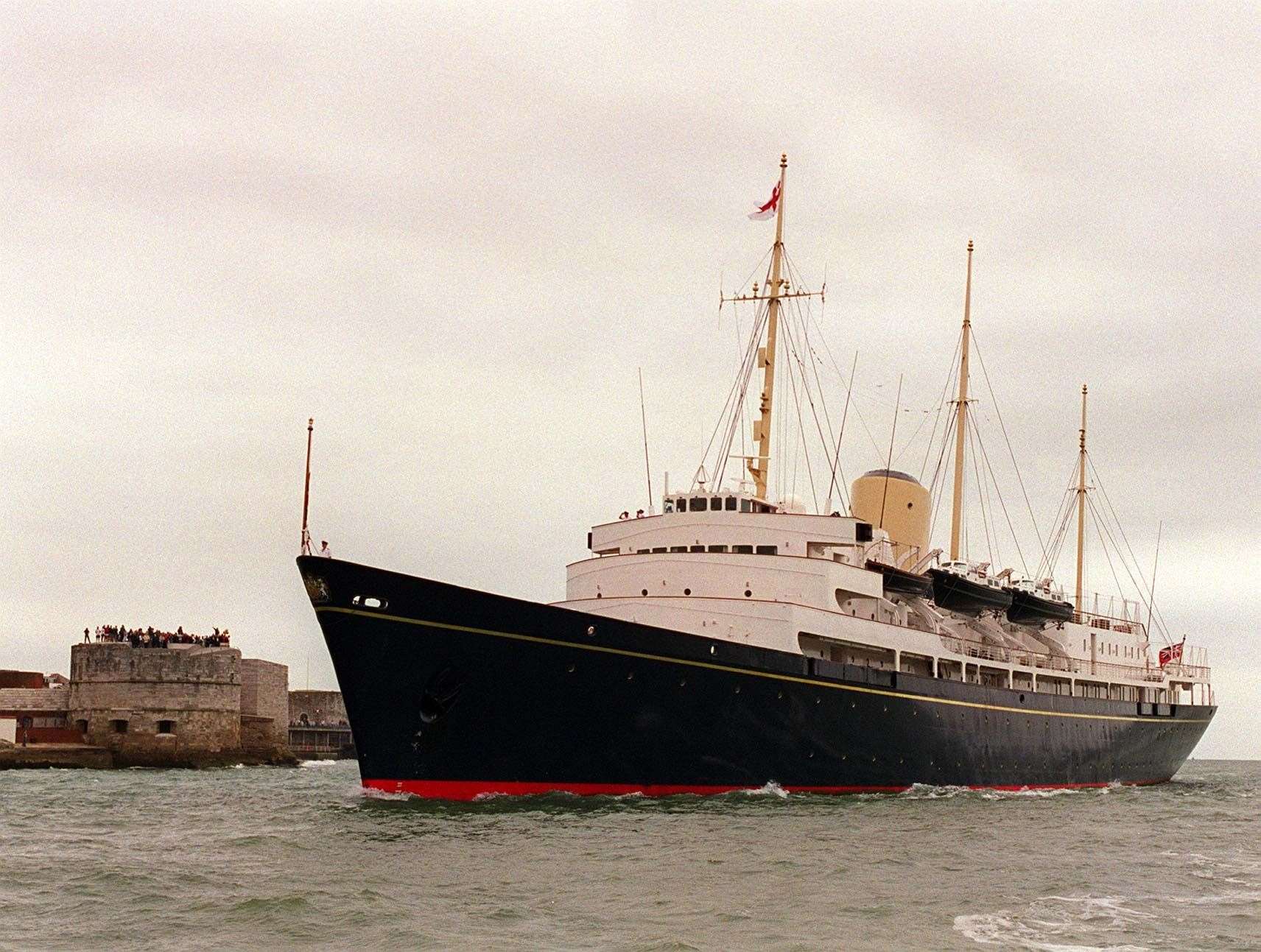 The Royal Yacht Britannia was based in Portsmouth (PA)