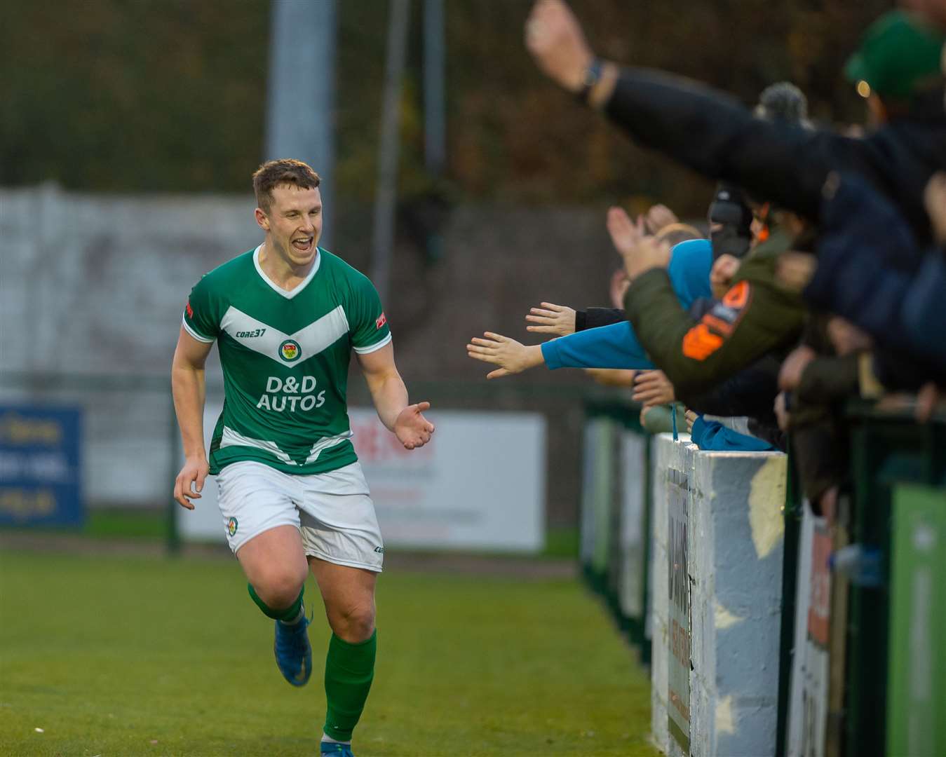 Ashford midfielder Josh Wisson has scored eight goals in his last 10 appearances Picture: Ian Scammell