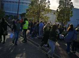 Panic at Bluewater after loud bang. Pic: William Lane