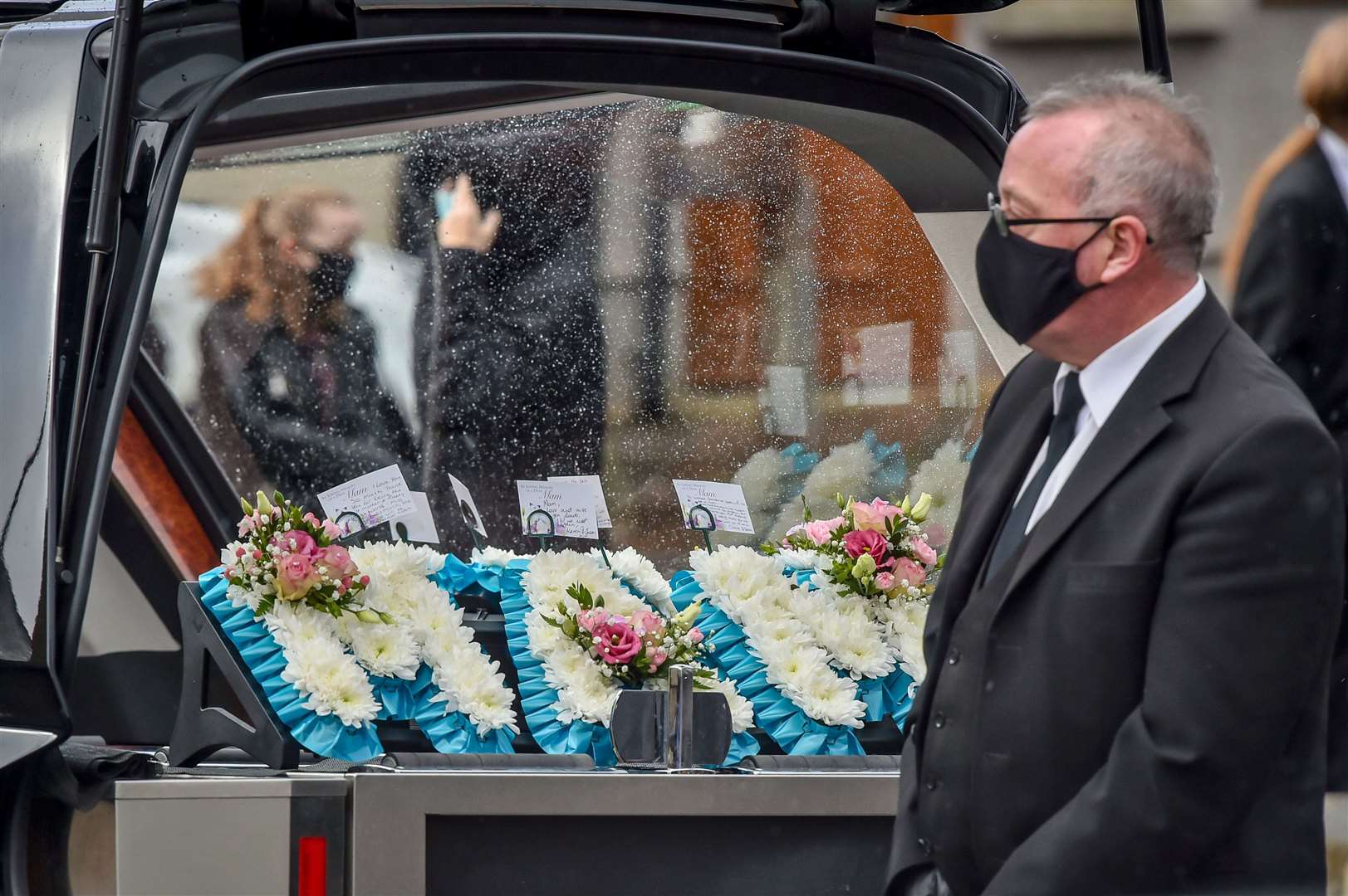 Floral tributes to Gladys Lewis (Ben Birchall/PA)