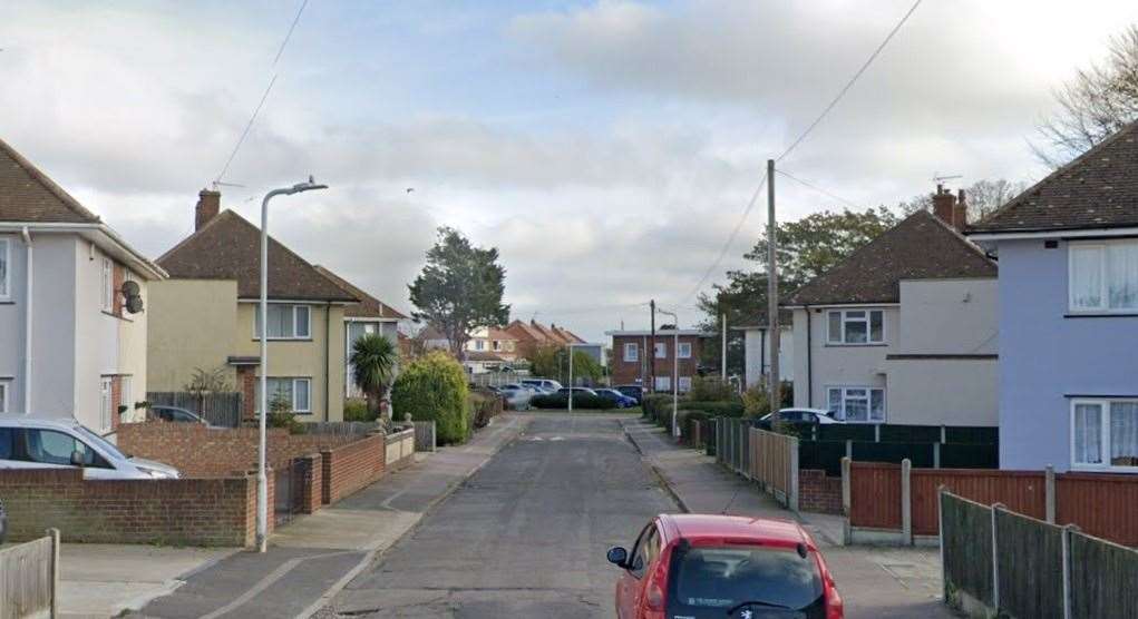 A biker was involved in a crash in Weyburn Drive, Ramsgate. Picture: Google