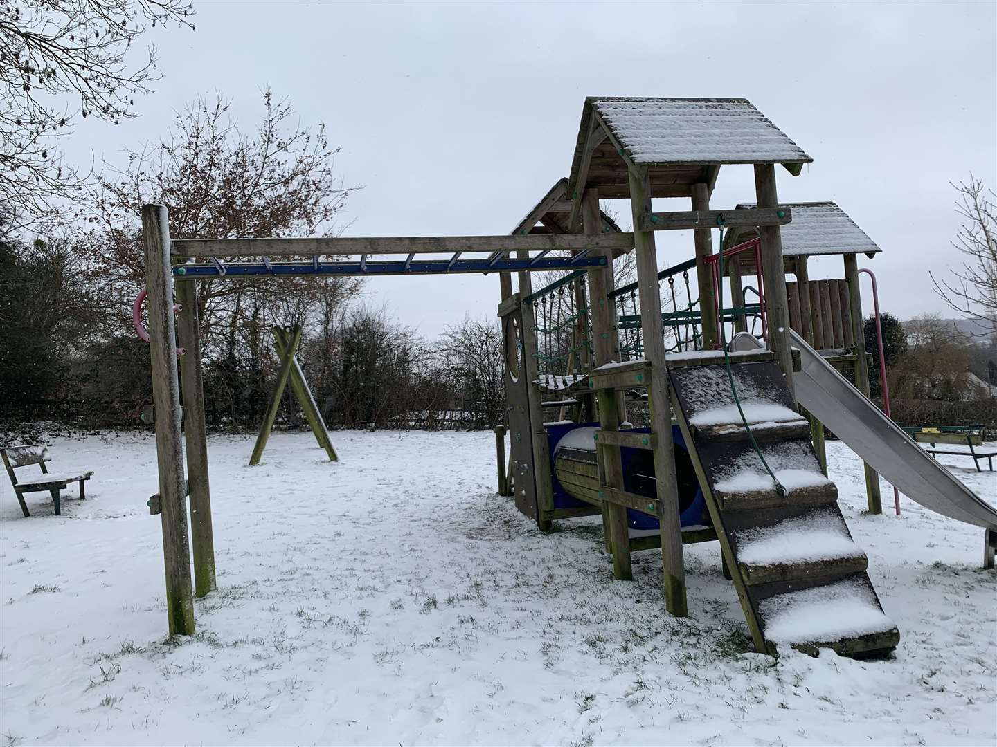 Bowser's Meadow pictured covered in snow. Picture: Vikki Allgood