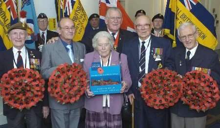 KCC chairman Fred Wood-Brignall and guests at the launch at County Hall in Maidstone. Picture: GRANT FALVEY