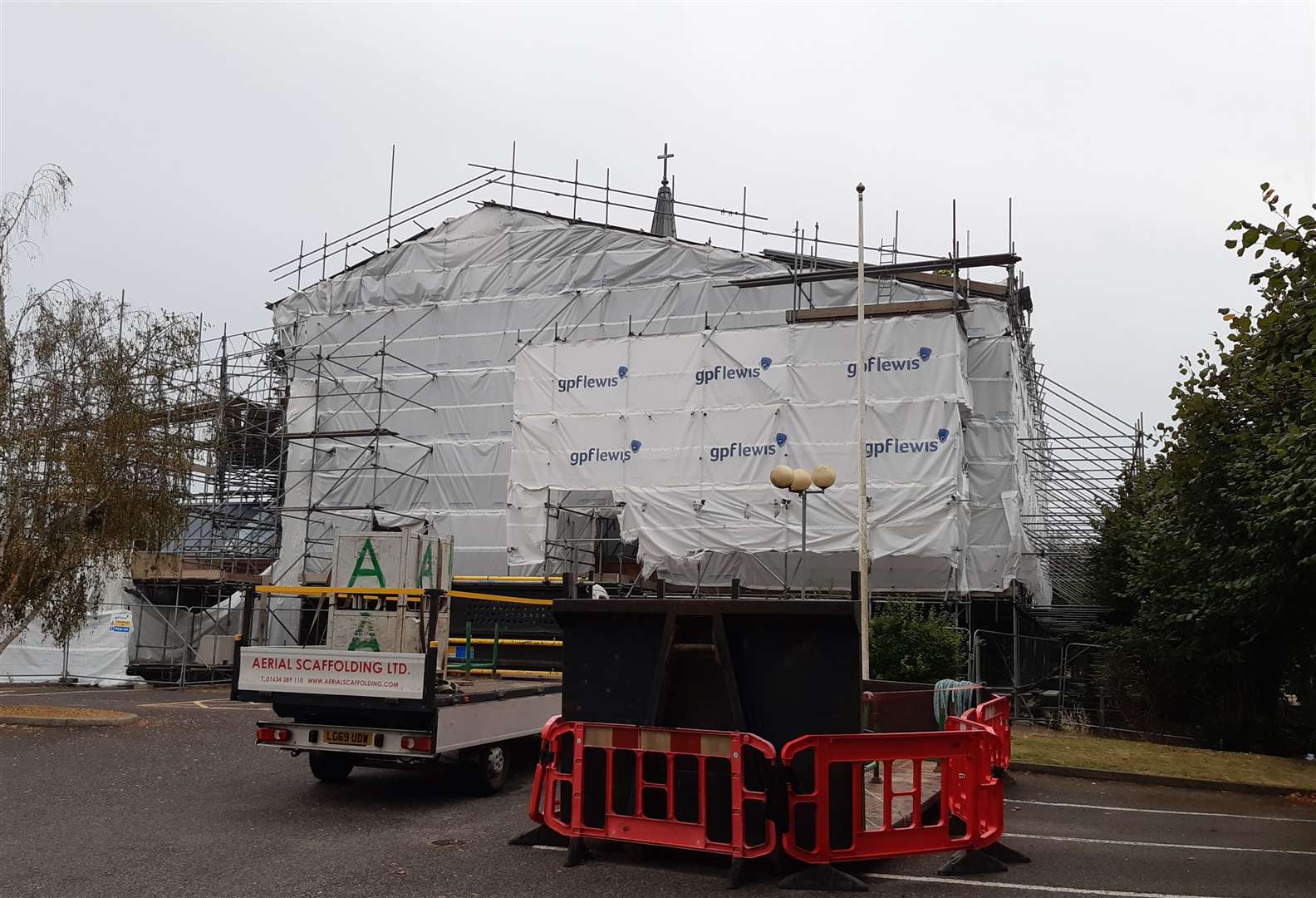 St Teresa's in Maidstone Road, Ashford, is having its roof replaced