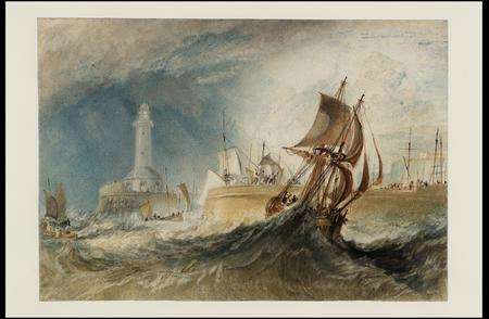 JMW Turner The Ports of England 1826 to 1828 Watercolours Ramsgate, circa 1824