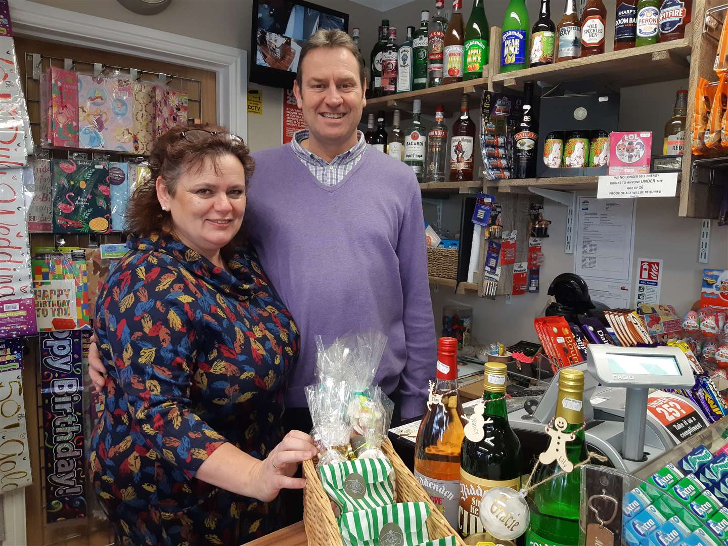 The idea came to Sholden Village Stores owner Sylvia Sims at 3am, she told her husband Martin and they got to work the next day