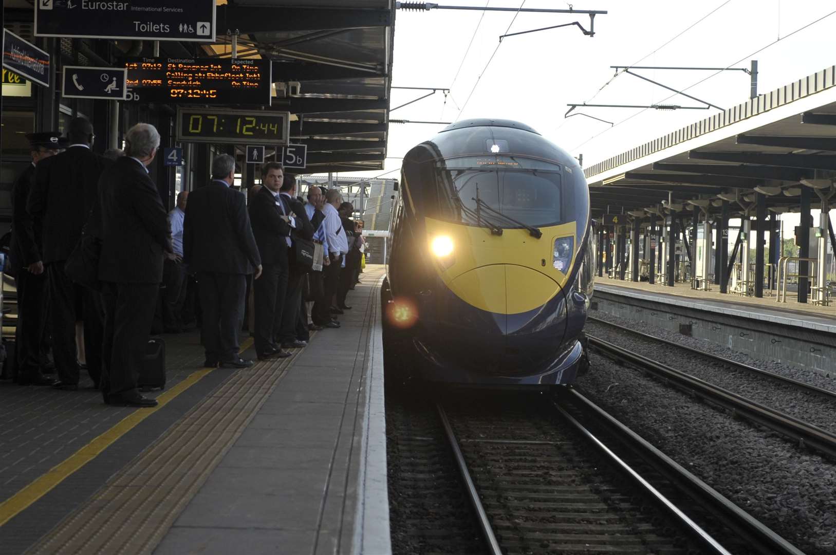 Passengers have reported being “dumped” back at Ashford International amid the chaos. Stock picture: Barry Goodwin