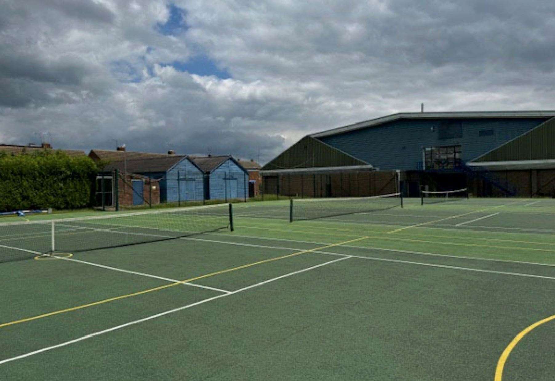 The new King's School courts would be the latest of several new padel courts to open in Kent this year. Picture: Hume