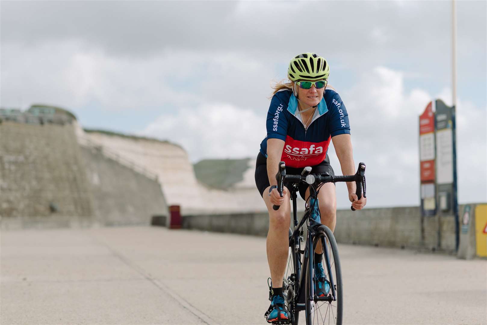 Ms Allsop had been cycling when she was knocked over in a hit-and-run incident which left her in A&E, with her bike destroyed (SSAFA/PA)