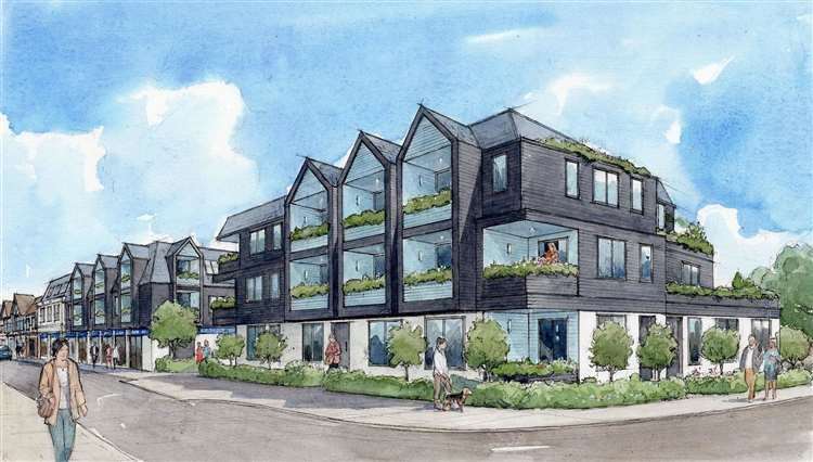 Revised designs following backlash from the Hythe Civic Society. Picture: In5 Group