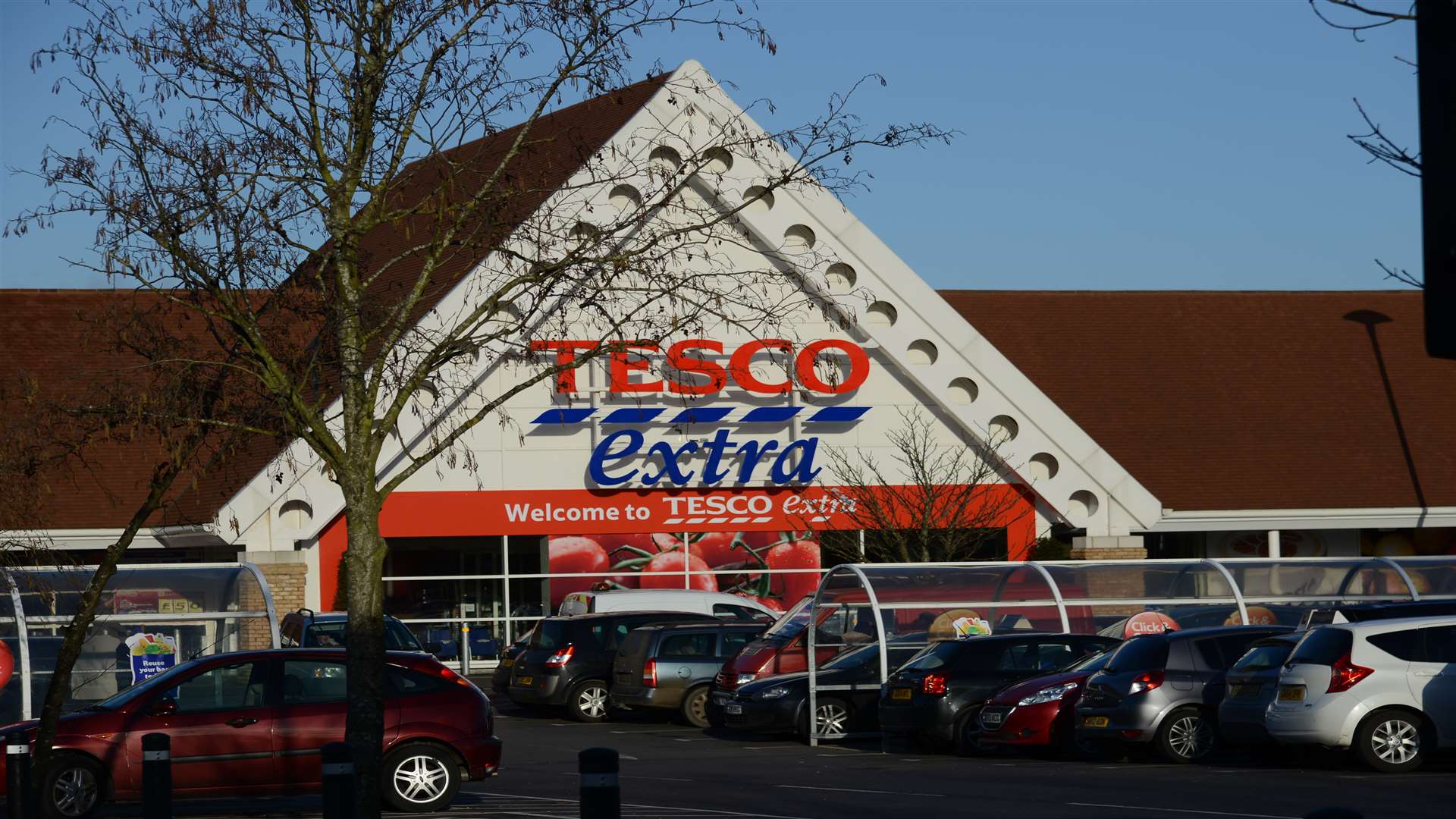 The Tesco store in Park Farm, Ashford