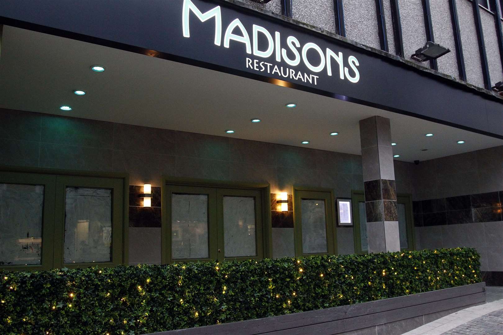 Madisons Restaurant and bar shut without explanation on August 1. Picture: Sean Aidan