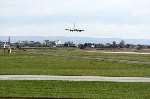 A 737 jet at a test flight at Lydd Airport last year