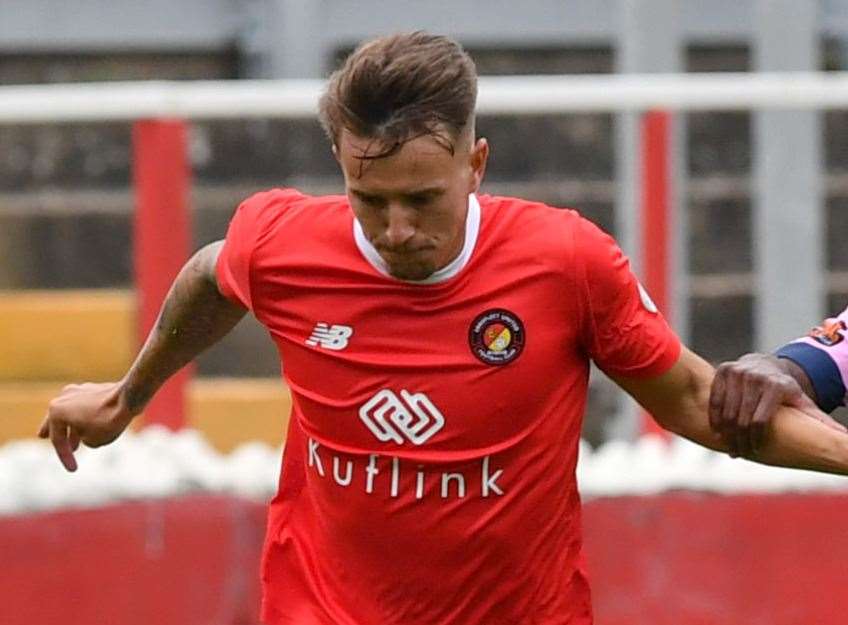 Ebbsfleet United's Ben Chapman Picture: Keith Gillard