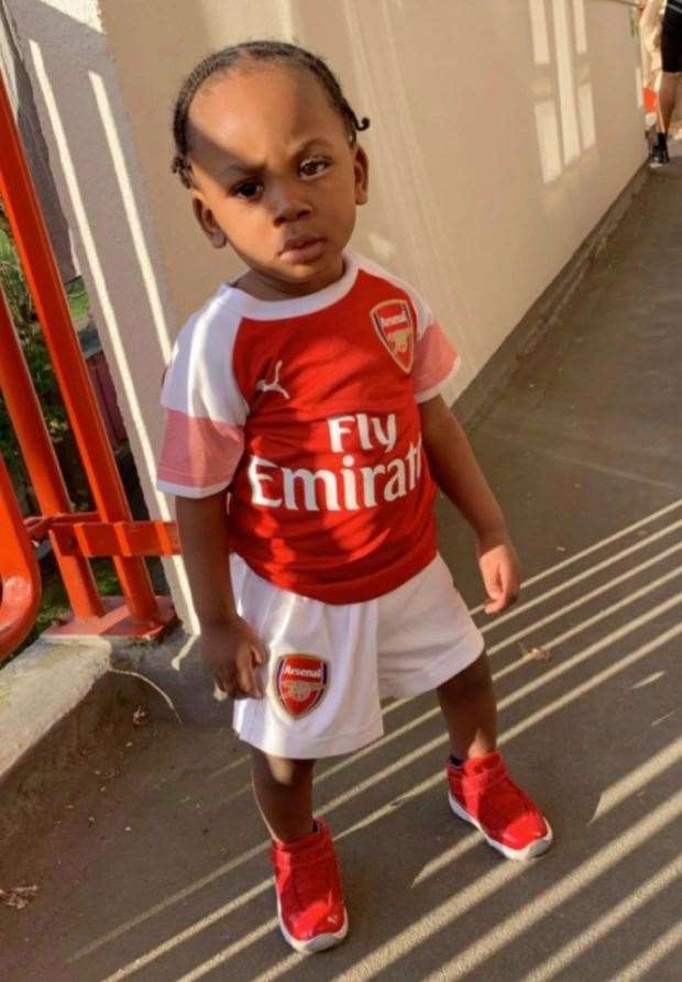 Two-year-old Kyrell Matthews died after being found in cardiac arrest at his south London home in October 2019 (Metropolitan Police/PA)