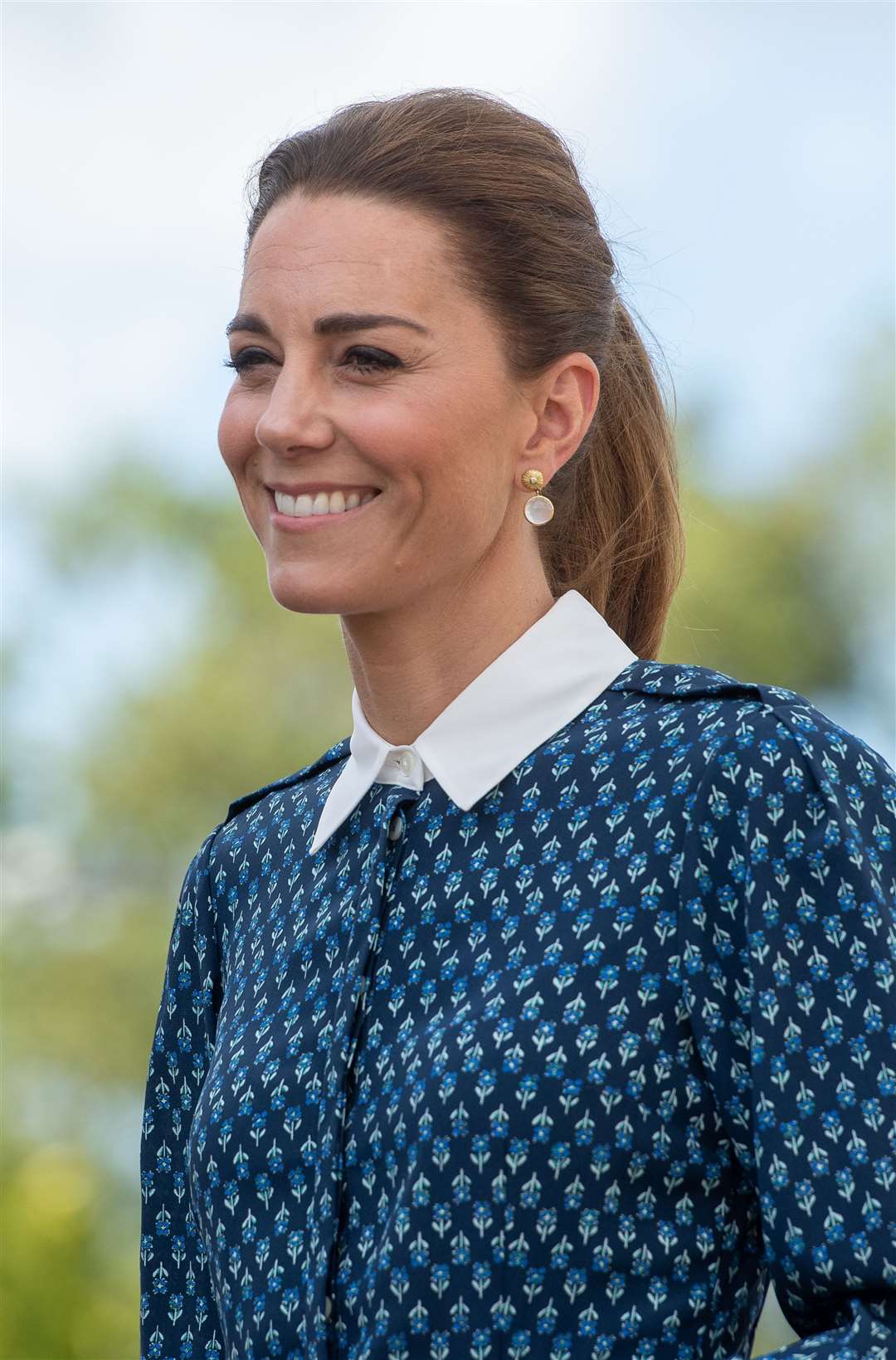 The Duchess of Cambridge during a visit to Queen Elizabeth Hospital in King’s Lynn (Joe Giddens/PA)