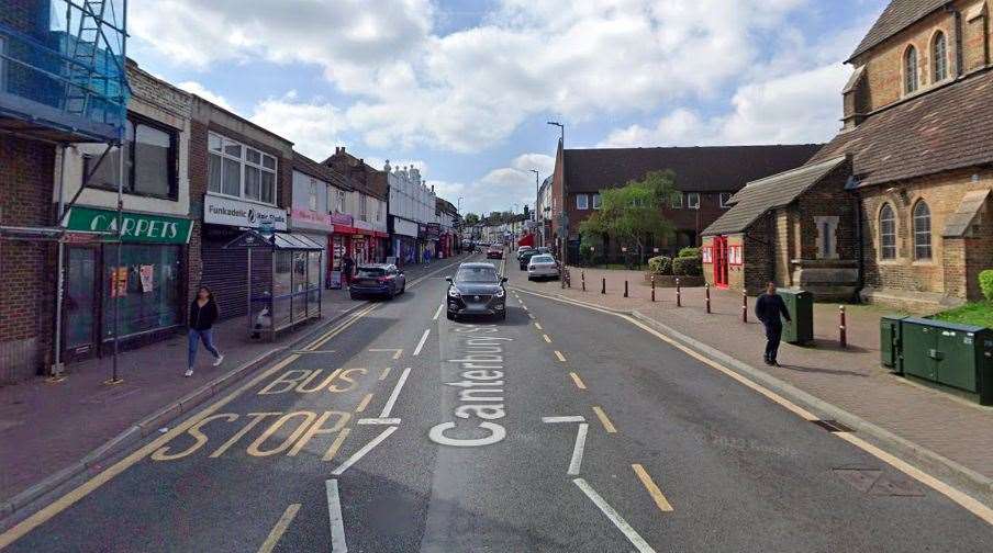 Canterbury Street, Gillingham. Picture: Google