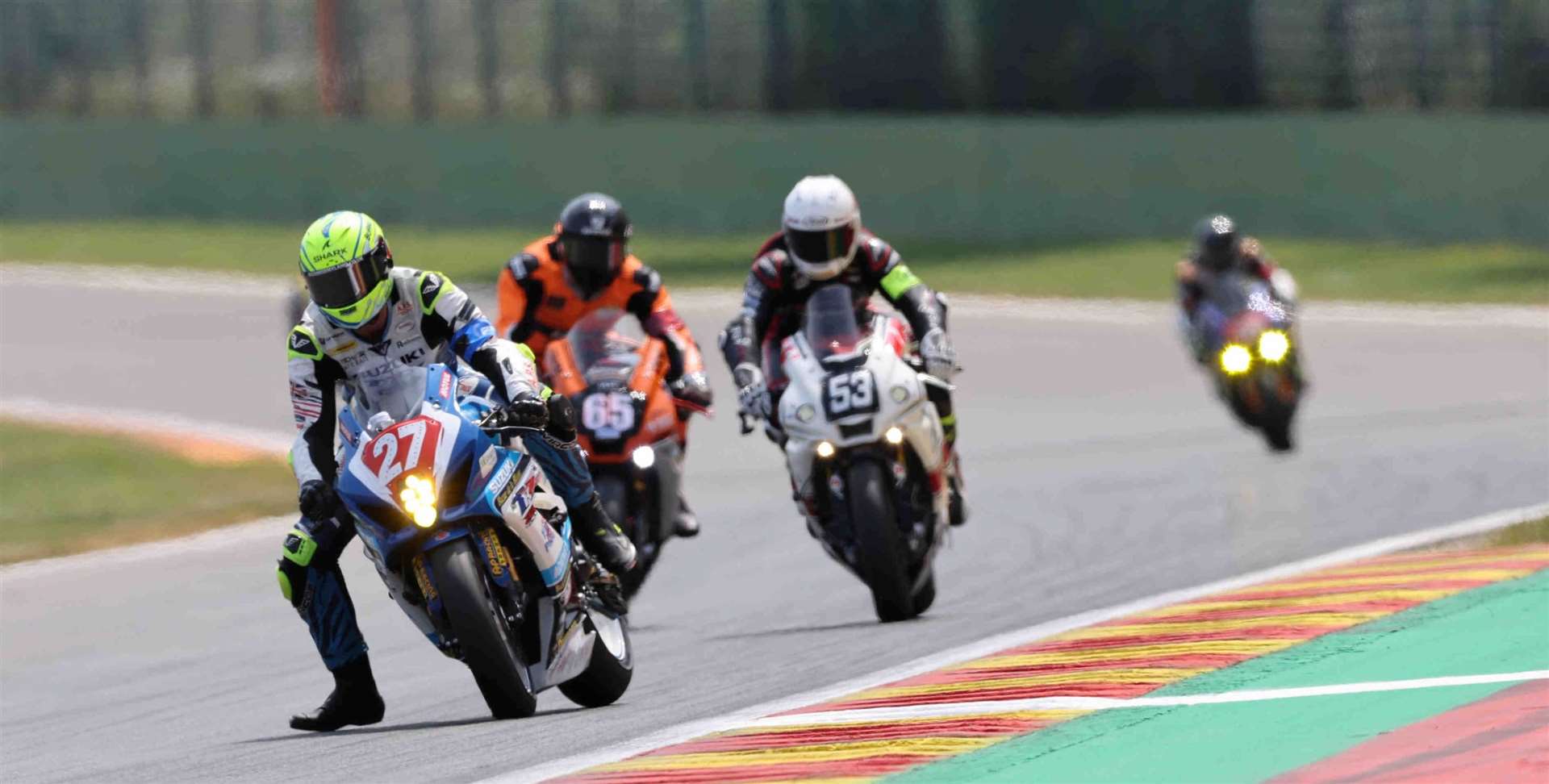 Tom Ward (No.27) helped Tanesie Racing to a fifth-place class finish. Picture: Balpix